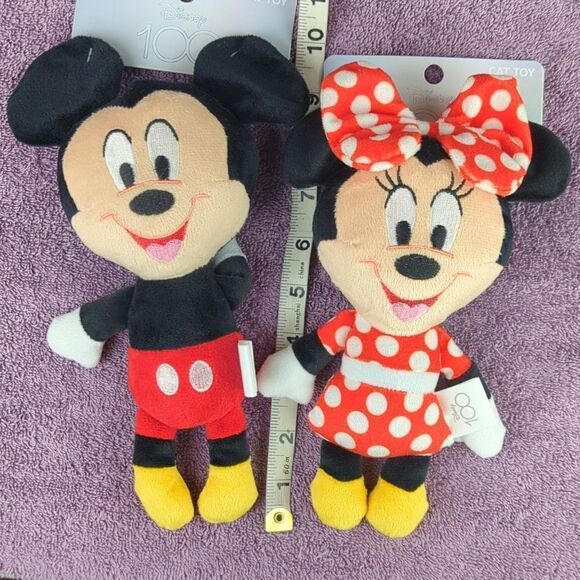 Disney Cat Toys!  Mickey & Minnie Mouse Together In A Set - Picture 9 of 10